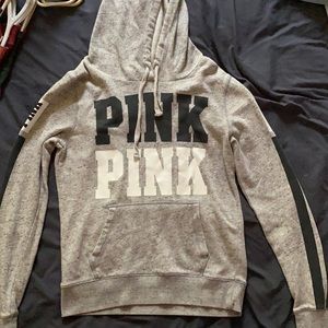 PINK grey hoodie